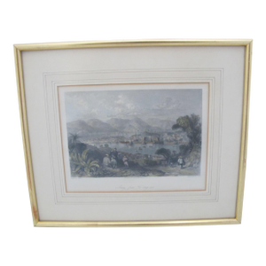 China View Amoy From the Ko Long Soo Antique 19thc Thomas Allom Steel Engraving