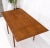 Danish Mid-Century Modern square teak Refectory 15" extension boards dining game table mint.