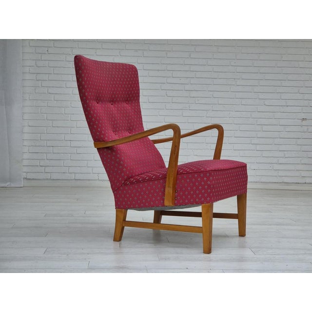 Vintage Scandinavian Chair in Ash, 1970s For Sale - Image 6 of 18