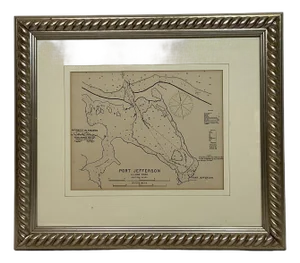 1901 Chart of Port Jefferson, New York