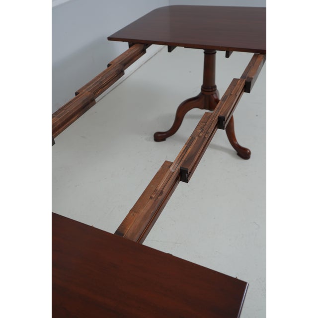 Henkel Harris Cherry Pedestal Dining Room Table For Sale In Philadelphia - Image 6 of 12