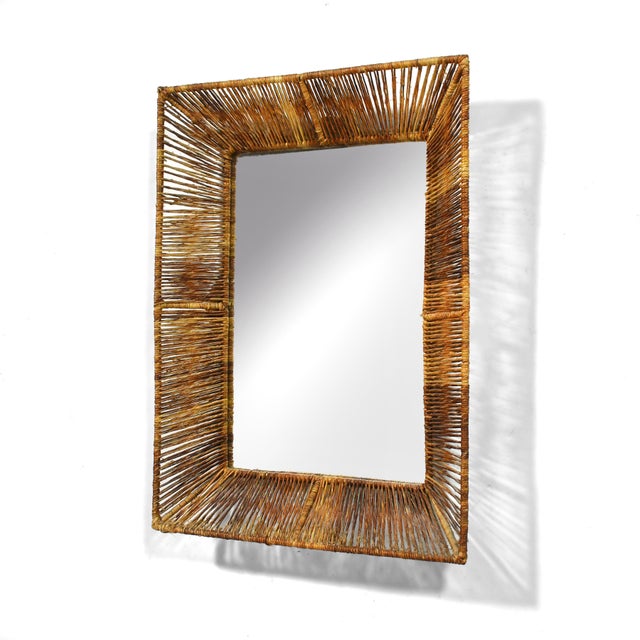 Raymor Raymor Wall Mirror attributed to Arthur Umanoff For Sale - Image 4 of 9