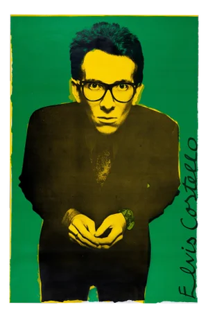 Elvis Costello Stiff Records UK Tour Poster by Barney Bubbles, 1977