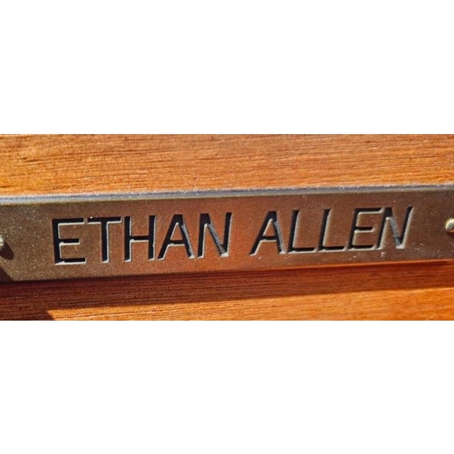 1990s Ethan Allen Lucca Serpentine Chest of Drawers Dresser Nightstand Console For Sale - Image 17 of 17