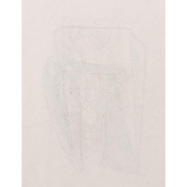 1980s Seymour Lipton Sculpture Study Sketch, 1980 For Sale - Image 5 of 5