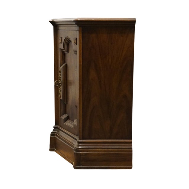 Drexel Heritage Solid Walnut Italian Provincial 78" Buffet Sideboard 559-144 For Sale - Image 13 of 14