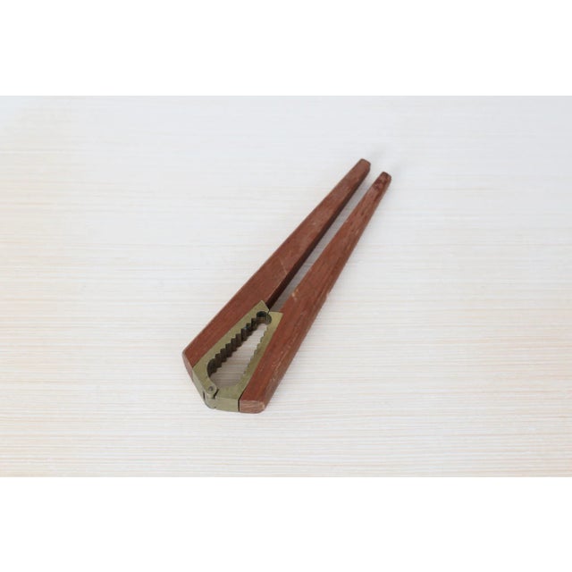 1960s 1960s Mid-Century Modern Danish Teak and Brass Nutcracker by Digsmed For Sale - Image 5 of 18