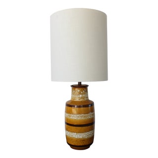1960s Mid Century Ceramic Lamp For Sale