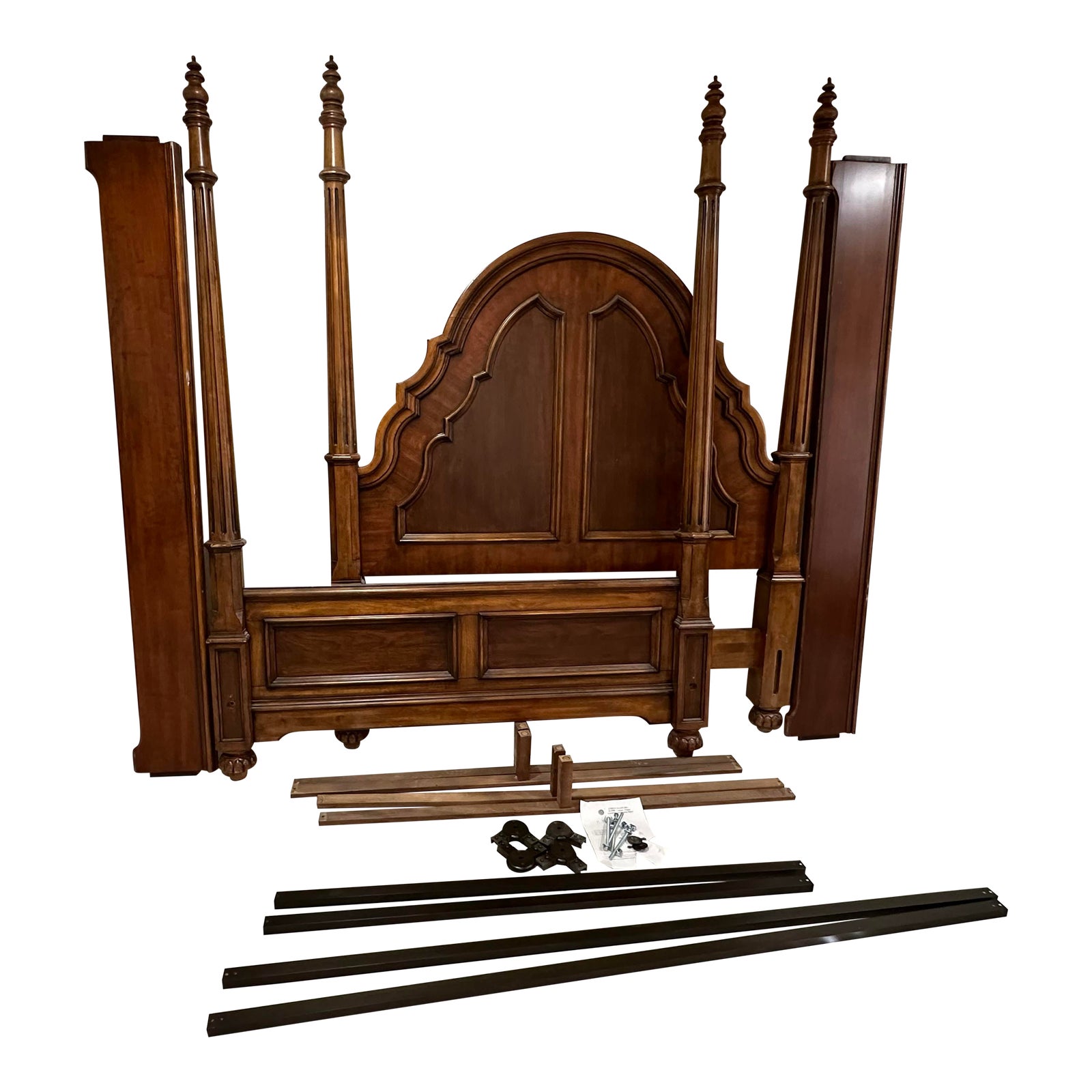 Ethan Allen Tuscany Tuscan Bed Queen With Canopy Chairish