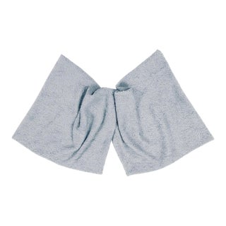 Pair of Blue‑Gray Bouclé 20” Pillow Covers, 20” X 20”, Hidden Zippers - Great for Grandmillennial, Coastal, Modern & Cottage Core - See Pics! For Sale
