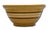 Nice Smaller 8 Inch Size Antique Thick - Heavy Brown & White Banded Yellow Ware Kitchen Batter Mixing Bowl - Late 1800s For Sale In Boston - Image 6 of 13