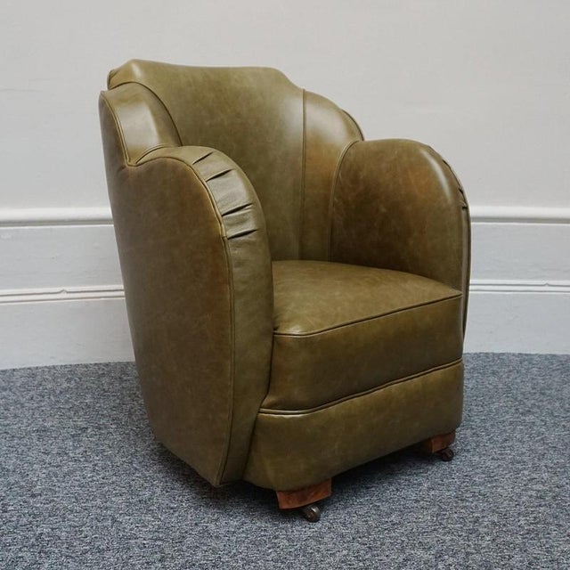 Animal Skin Art Deco Cloud Chair, 1930s For Sale - Image 7 of 8