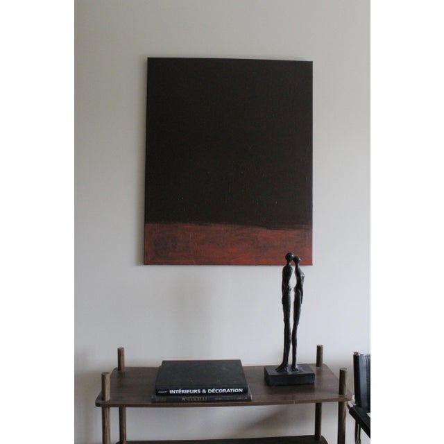 Brown Bodasca, Lost in Thought, 2026, Acrylic on Canvas For Sale - Image 8 of 9