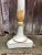 19th Century French Carved Wood Floor-Standing Candlesticks, Set of 2 For Sale - Image 6 of 8
