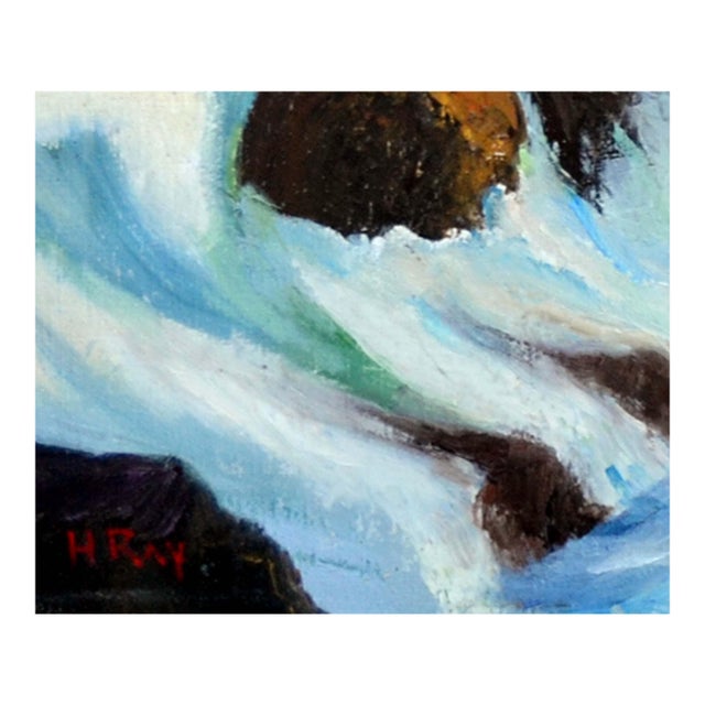 American "Rolling Seas", San Mateo Coast Landscape by Hartzell Harrison Ray For Sale - Image 3 of 3