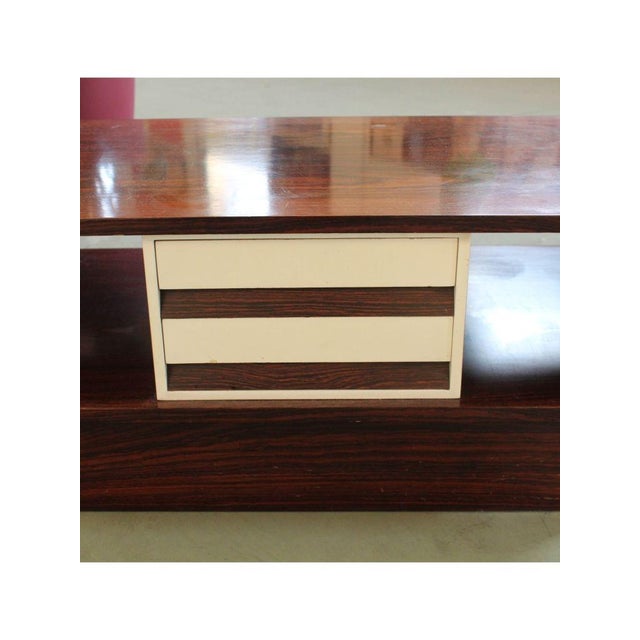 Double-Sided Coffee Table with White Drawers, Italy, 1960s For Sale - Image 12 of 15