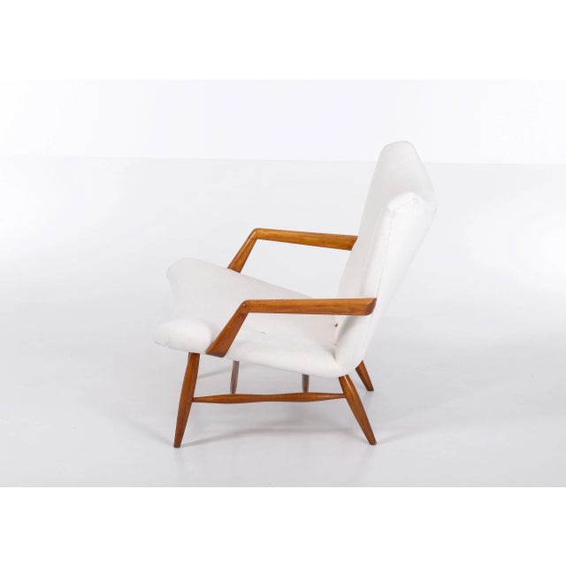 Swedish Easy Chair attributed to Svante Skogh, 1950s For Sale - Image 3 of 9