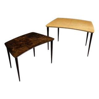 Set of Coffee Tables by Aldo Tura, Italy, 1960s For Sale