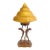 Antique Nuart Double Figure Table Lamp For Sale