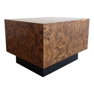 Faux Burl Pedestal Table For Sale