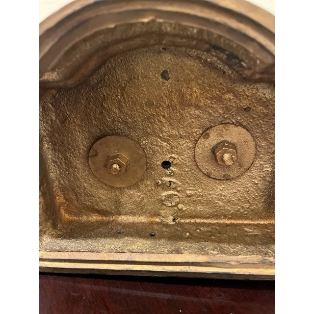 Mid 20th Century Large Neoclassical Allegorical Figure With Tragedy Mask, Bronze-Finished Spelter Sculpture For Sale - Image 4 of 18