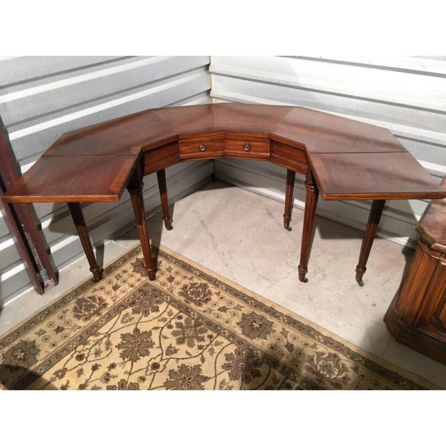 Vintage Thomasville DropLeaf "Horseshoe" Desk Chairish