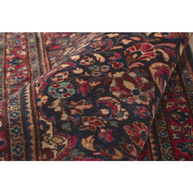 Antique Persian Sarouk Rug, 03'05 X 04'11 For Sale In Dallas - Image 6 of 10