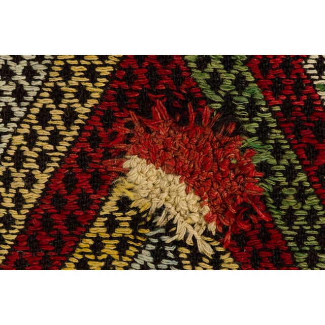 Turkish Mid 20th Century Smalll Handwoven Area Kilim Rug For Sale - Image 3 of 11