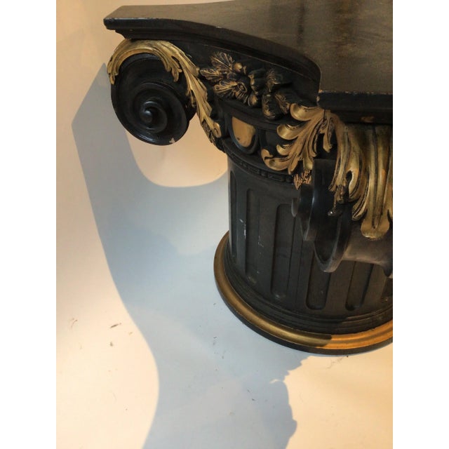 1910, Large Wood Capitol Base For Sale - Image 10 of 13