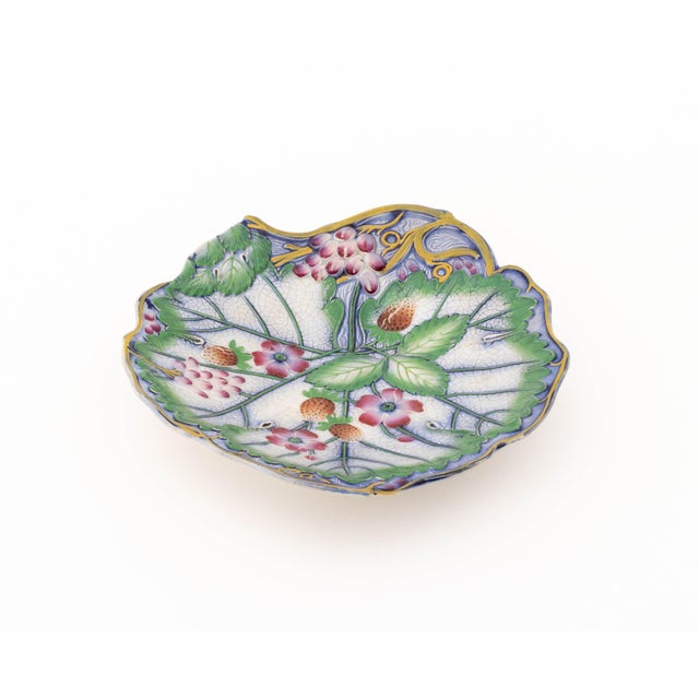 English Strawberry and Grape Motif Tableware, 3 For Sale - Image 10 of 13
