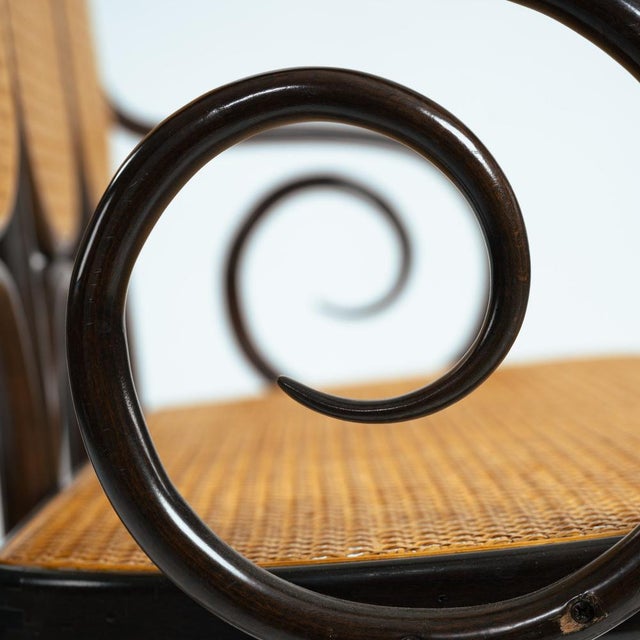 Brown Vintage Bench from Thonet, 1970 For Sale - Image 8 of 18