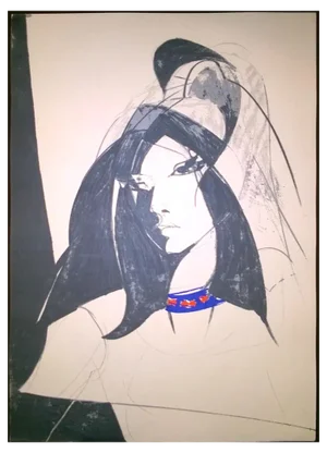 Sandro Trotti, Woman's Figure, Lithograph, 1980