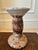 Vintage 7” French Glazed Terracotta Pillar Candleholder For Sale - Image 4 of 14