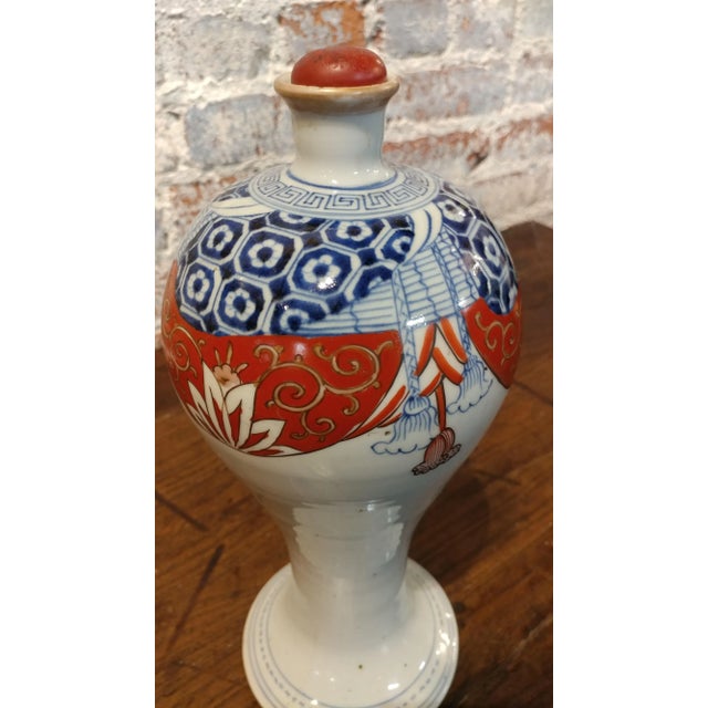 Japanese Imari Porcelain Bottle & Stopper Chairish