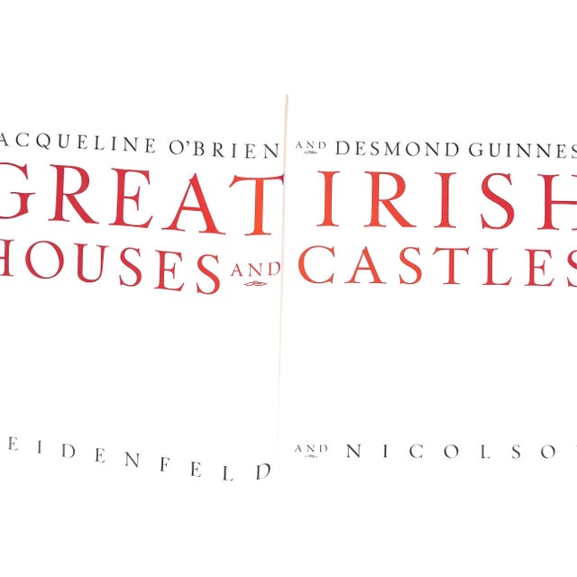 Traditional "Great Irish Houses and Castles" 1993 O'brien, Jacqueline and Guinness, Desmond For Sale - Image 3 of 12