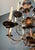 1940s Large 2-tier chandelier in gold metal with 12 lights in the style of Maison Baguès For Sale - Image 6 of 12