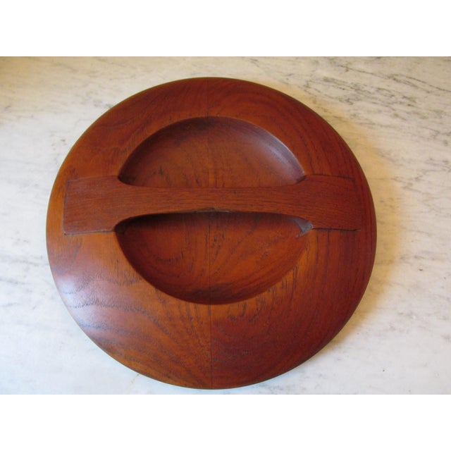 Wood Vintage 1960s Chafing Pot by Jens Quistgaard for Dansk For Sale - Image 7 of 11