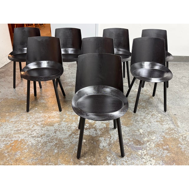 Design Plus Gallery presents a Set of Eight CH04 Houdini Side Chairs by Stefan Diez from E15. The Houdini chair is known...