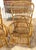 Pair of Italian Mid-Century Rattan High-Back Lounge Chairs, Style Franco Albini For Sale - Image 4 of 11