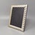 Vintage Italian Photo Frame in Silver Plated with Glass, 1970s For Sale - Image 4 of 7