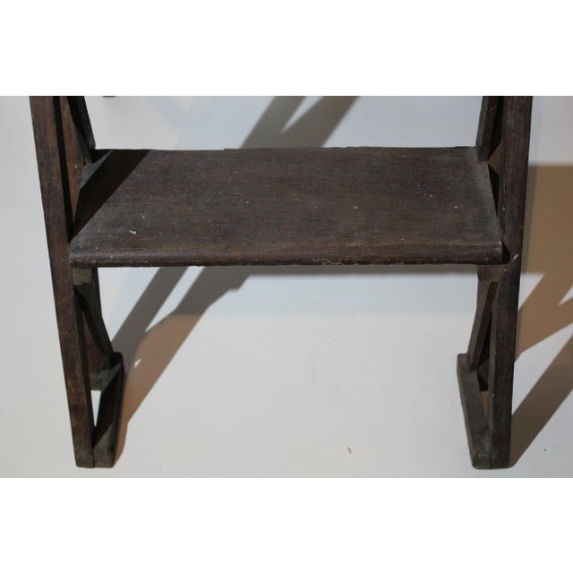 Folding Wooden Stepladder For Sale - Image 12 of 16