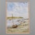 Vintage Beach Landscape Painting, English School Watercolour, Nautical Art, 1991 For Sale - Image 4 of 9