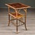 Wood 19th Century English Aesthetic Era Bamboo Table With Marquetry and Painted Detail For Sale - Image 7 of 10