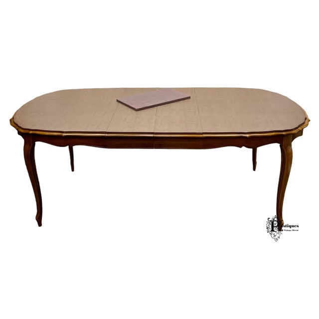 Vintage Thomasville French Provincial Style Oak Dining Table Chairish
