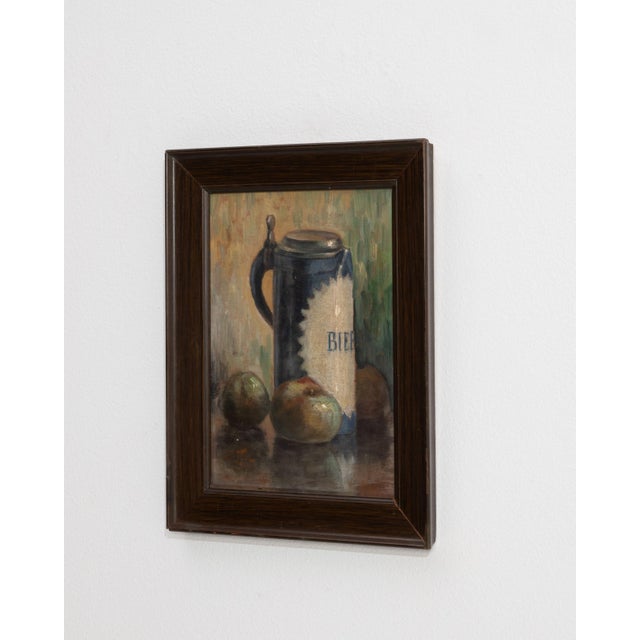 Early 20th Century France Brown Wood Painting For Sale - Image 10 of 15
