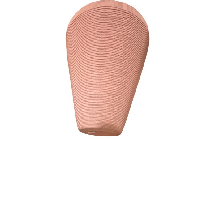 Post-modern corrugated paper vase by Flute Chicago, designed by Gregory Van Pelt in the 1980 s While it strongly resembles...