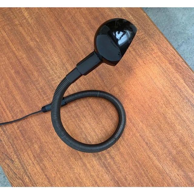 Brown Vintage Italian Space Age Hebi Table Lamp by Isao Hosoe for Valenti Luce For Sale - Image 8 of 18