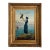 19th C French Painting in Ornate Heavy Gilt Gold Frame For Sale