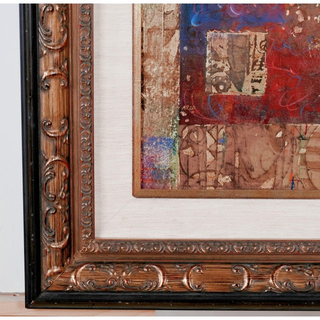 1985 Csaba Markus "Byzantine Princess" Hand Signed & Numbered Serigraph on Canvas Limited Edition Artist Proof Ap20 Framed, Matted & Ready to Display For Sale - Image 9 of 10