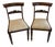 Antique Regency English Rosewood Side Chairs, 1825, Set of 2 For Sale